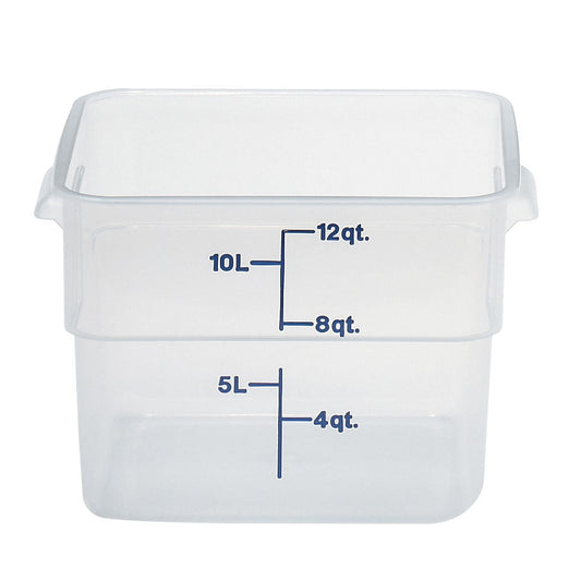 Cambro | CamSquare Food Storage Container, 12 qt, Translucent