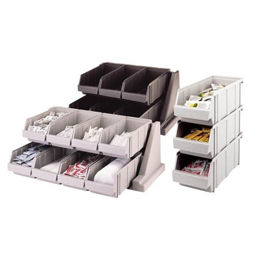 Cambro | Versa Organizer, Rack with 8 Bins, Speckled Grey