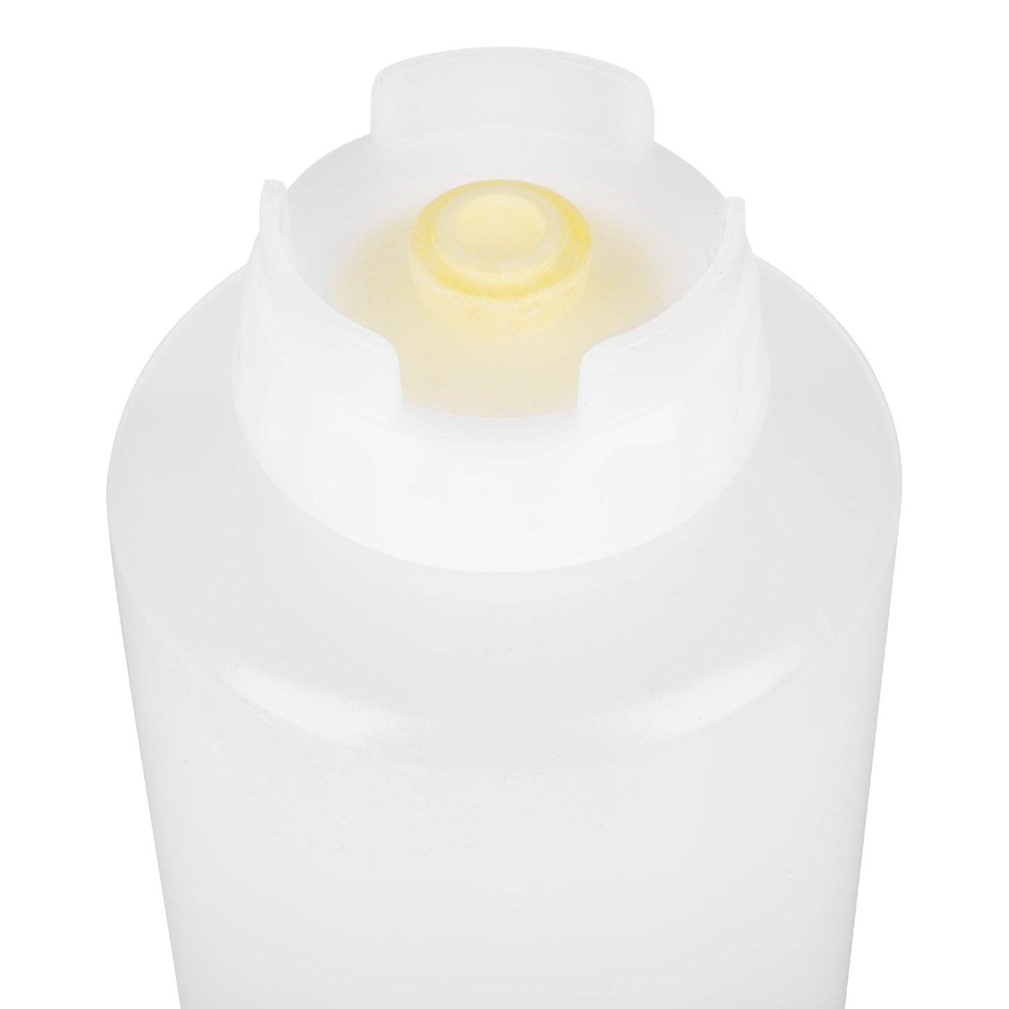 FIFO | FIFO Squeeze Bottle, 32 oz, Medium Valve Dispensing Cap, Yellow - ChefEquipment.com