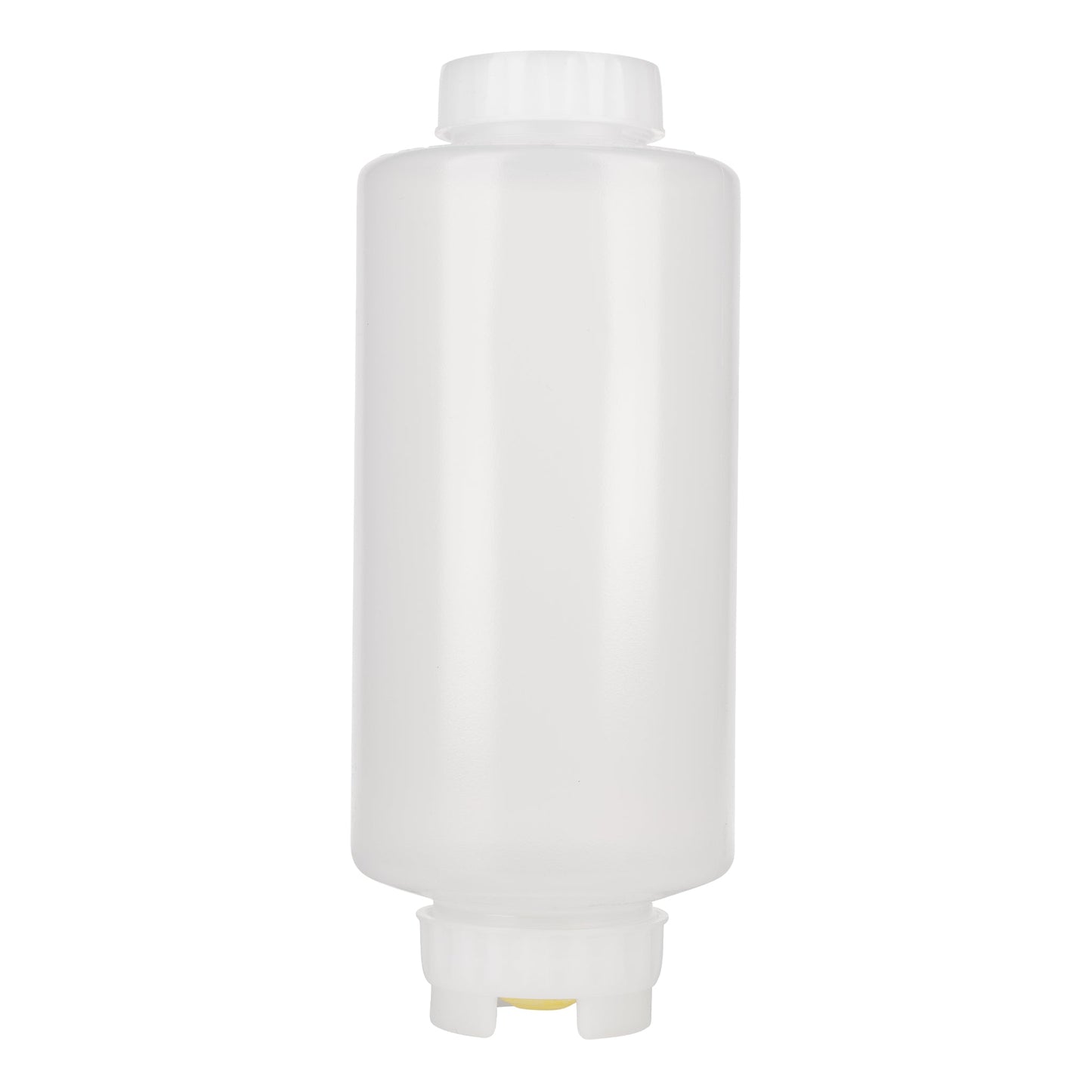 FIFO | FIFO Squeeze Bottle, 32 oz, Medium Valve Dispensing Cap, Yellow - ChefEquipment.com