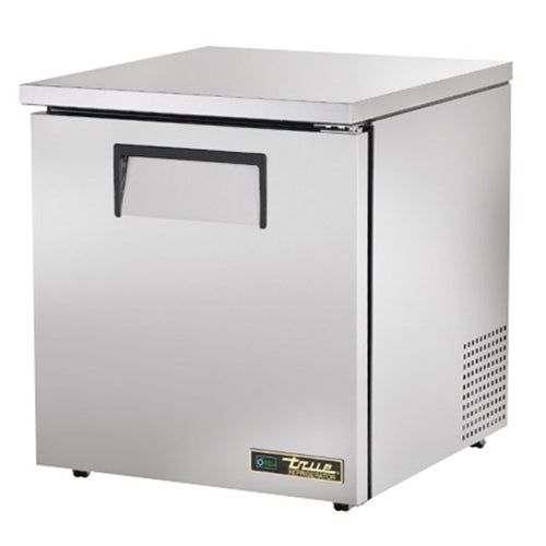 True | Single Door Low Profile Undercounter Refrigerator, 27", 115V