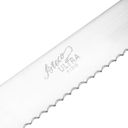 Ateco | Cake Knife, 14", Black - ChefEquipment.com