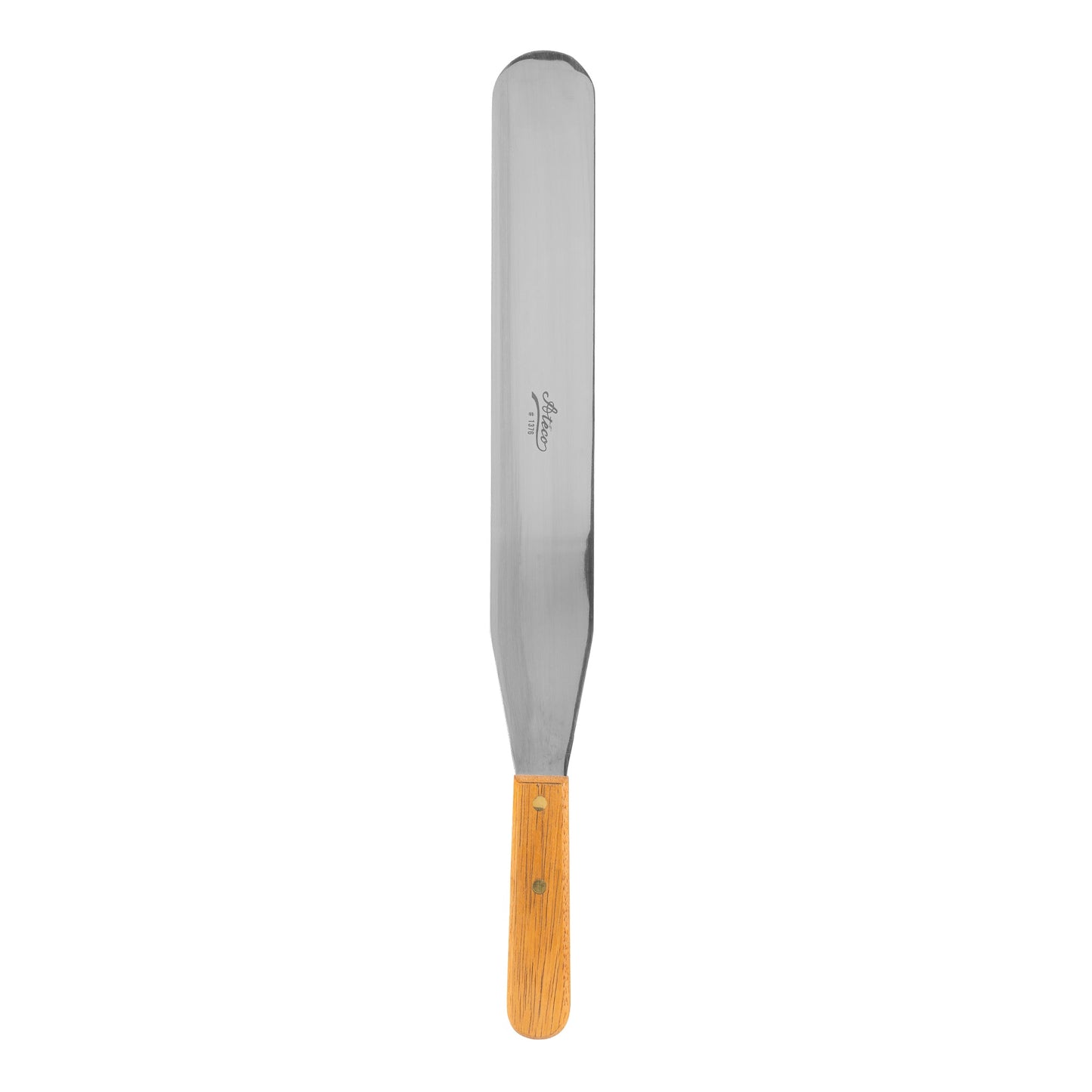 Ateco | Straight Spatula, 14", Wood Handle