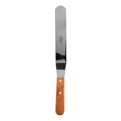 Ateco | Offset Spatula, 8", Wood Handle