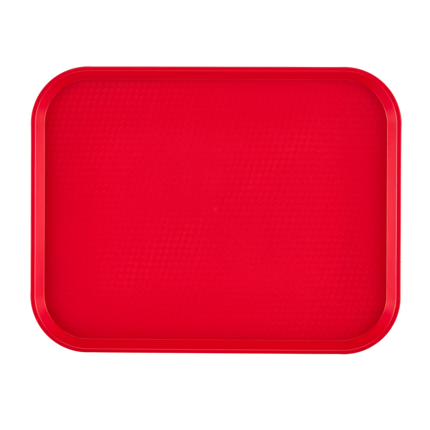 Cambro | Plateau de restauration rapide rectangulaire, 14" x 18", rouge