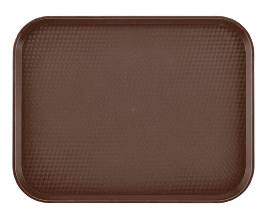 Cambro | Plateau de cafétéria rectangulaire, 14" x 18", brun clair