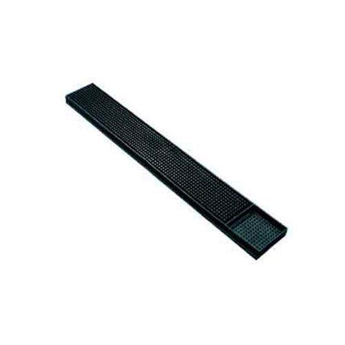 Spill-Stop | Bar Mat, 3" x 23", Black - ChefEquipment.com