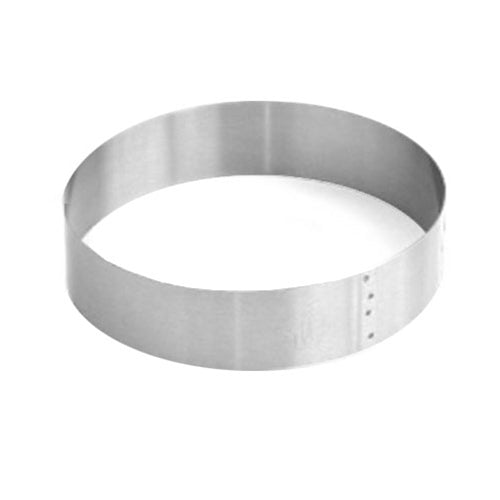 Crown | Cake Ring, 4", Stainless Steel - ChefEquipment.com