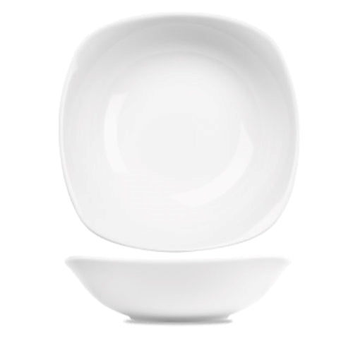 Churchill | Small Square Bowl, White, 7-1/8"