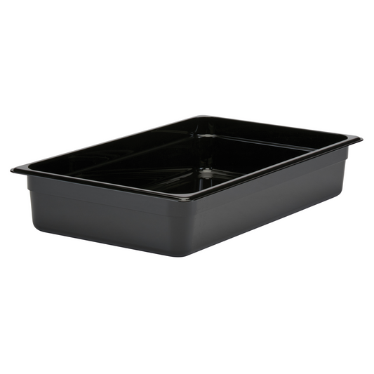 Cambro | Camwear Full Size Food Pan, 4" Deep, Black