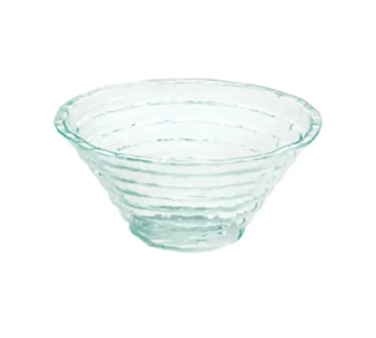 Cal-Mil Glacier Bowl, 5 1/2", Green Edge/Clear, FINAL SALE - GL1305-43