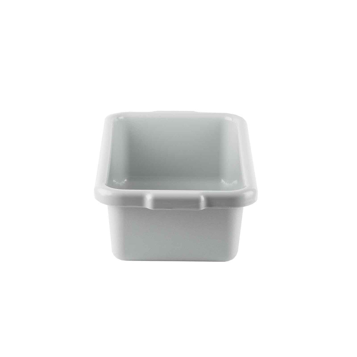 TableCraft | Heavy Duty Bus Bin, 20.75" x 12" x 6", Grey