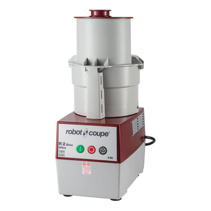 Robot Coupe | R2Dice Ultra Combination Food Processor, Stainless Steel 3 qt Bowl, 2 HP, 120V