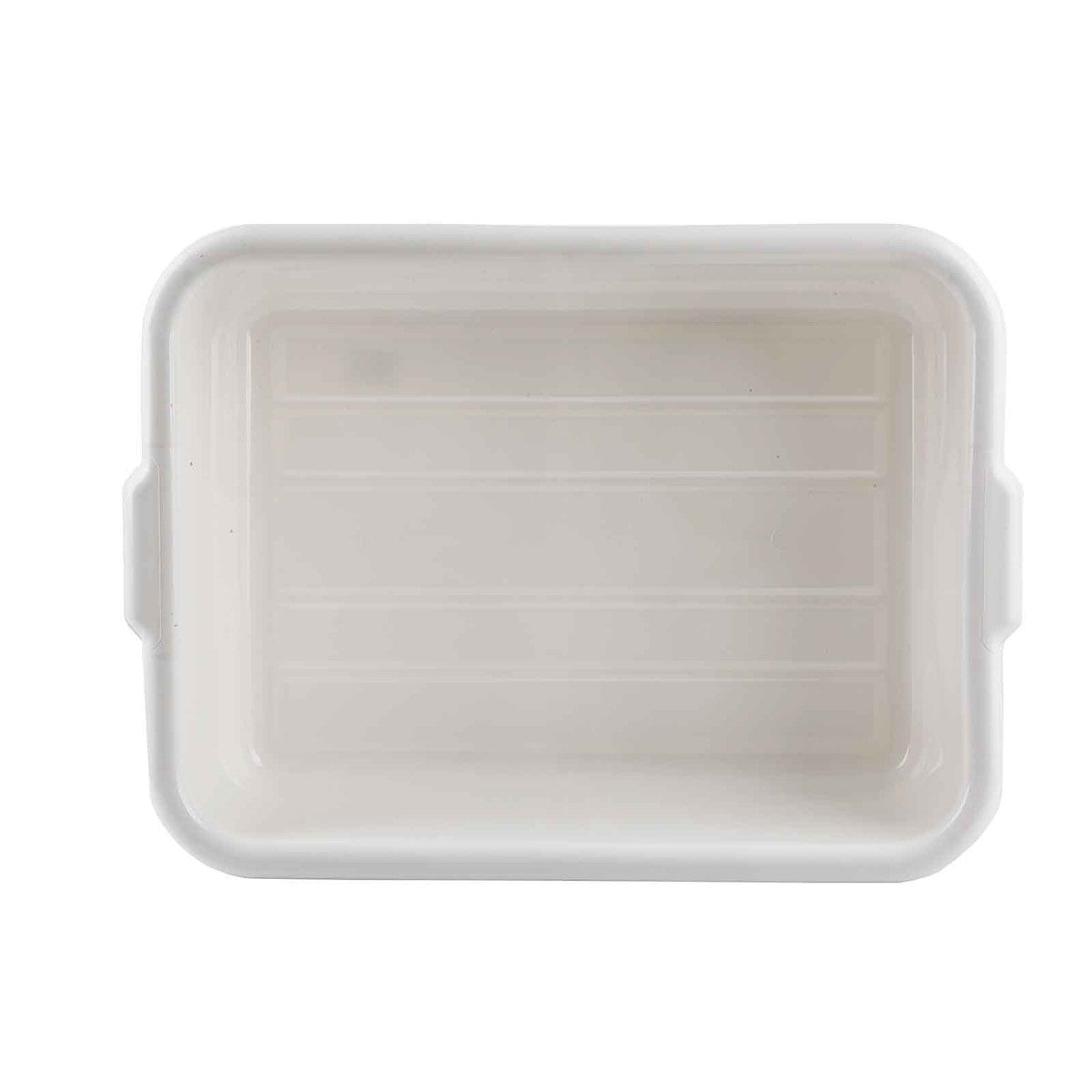 TableCraft | Bus Bin, 21.5" x 15.75" x 7", White