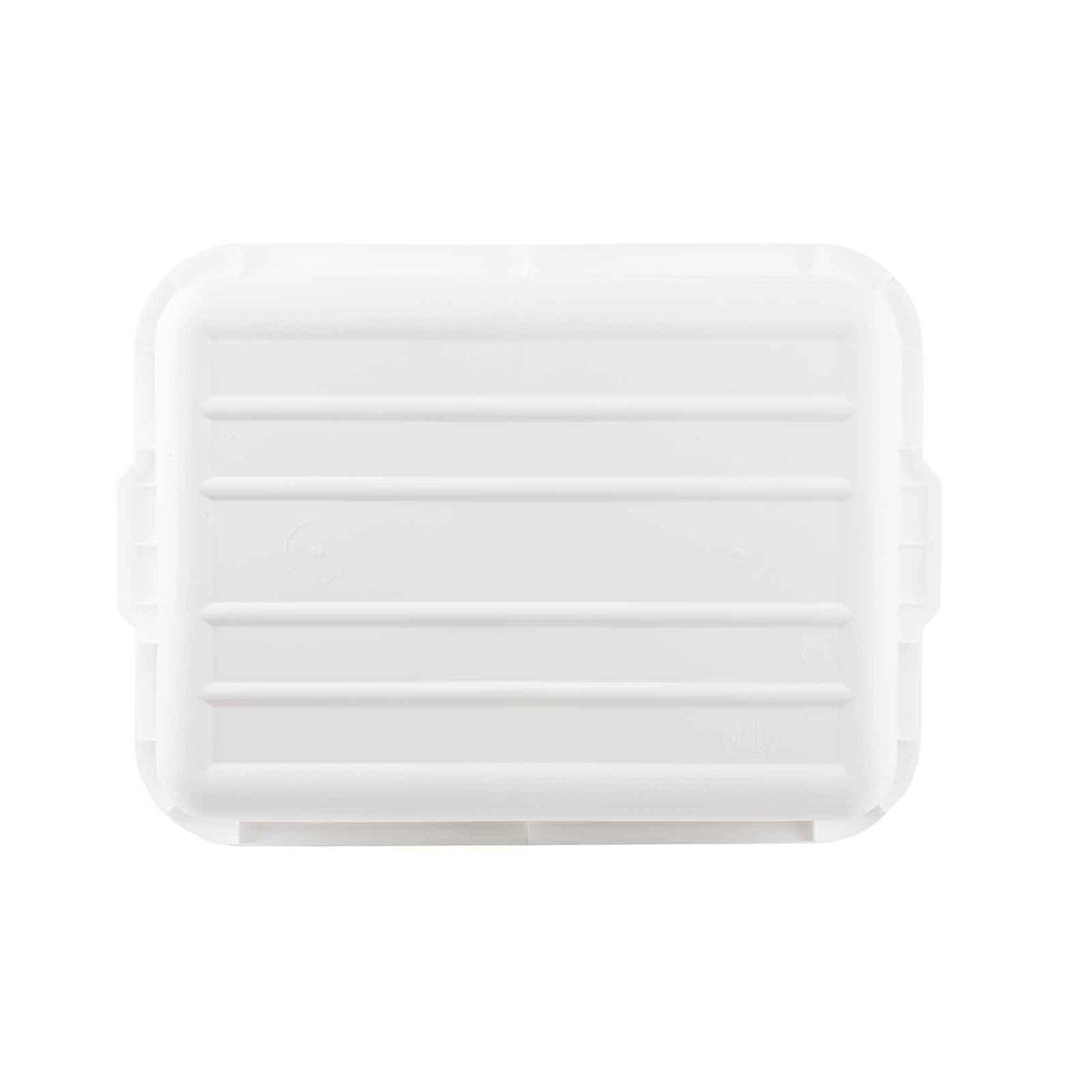 TableCraft | Bus Bin, 21.5" x 15.75" x 7", White