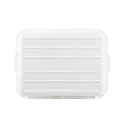 TableCraft | Bus Bin, 21.5" x 15.75" x 7", White