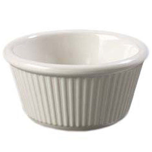 Carlisle | Fluted Ramekin, 4 oz, White Melamine