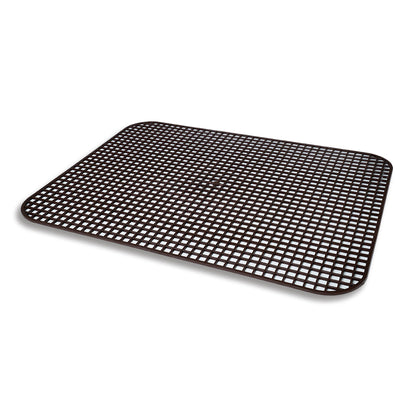 Vollrath | Rectangular Antiskid Mat for Serving Trays, 12.5" X 16", Brown