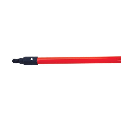 Globe | Heavy Duty Handle for Brooms, Squeegees & Scrub Brushes, 54", Red, Fiberglass