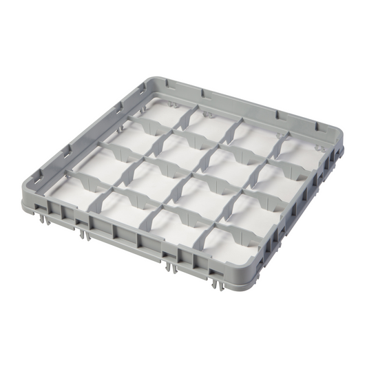 Cambro | Camrack Glass Rack Extender, 16 Compartment, Half Drop, Grey