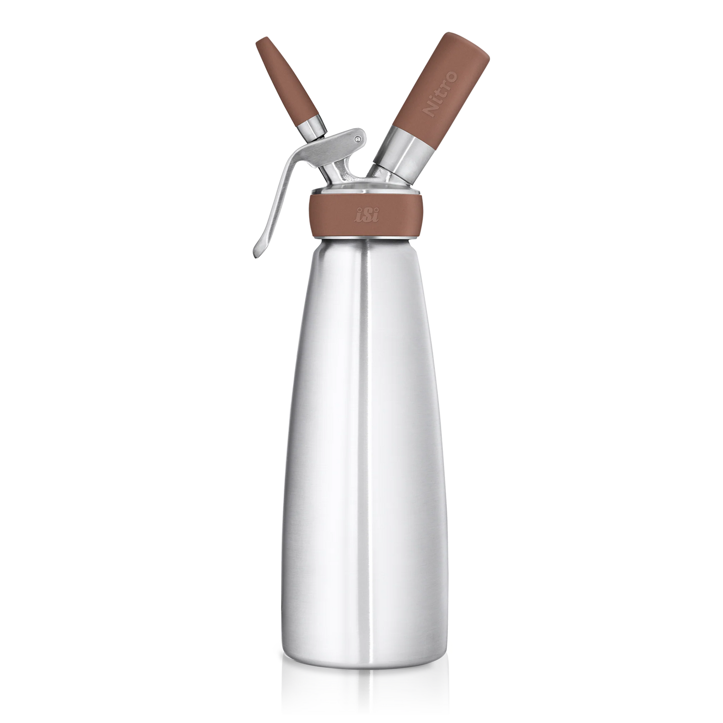 iSi | Nitro Whip System, 1 qt, Stainless Steel/Brown