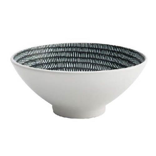 Oneida | Luzerne Urban Storm Pedestal Bowl, 66.25 oz, Black/White (12-pack)