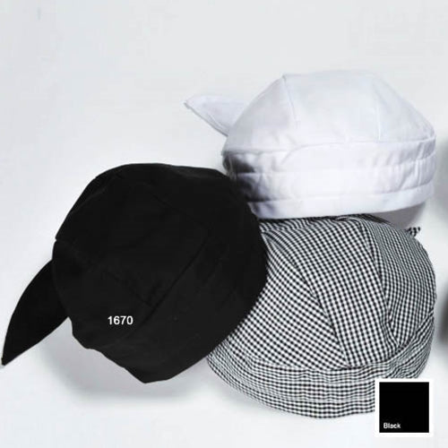 Premium Uniforms | Chef Bandana Hat, Black