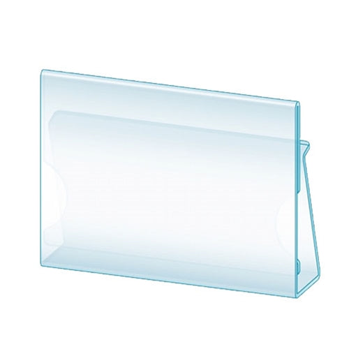 kostKlip | Sneeze Guard Sign Holder, 3.5" x 2.5", Clear Acrylic