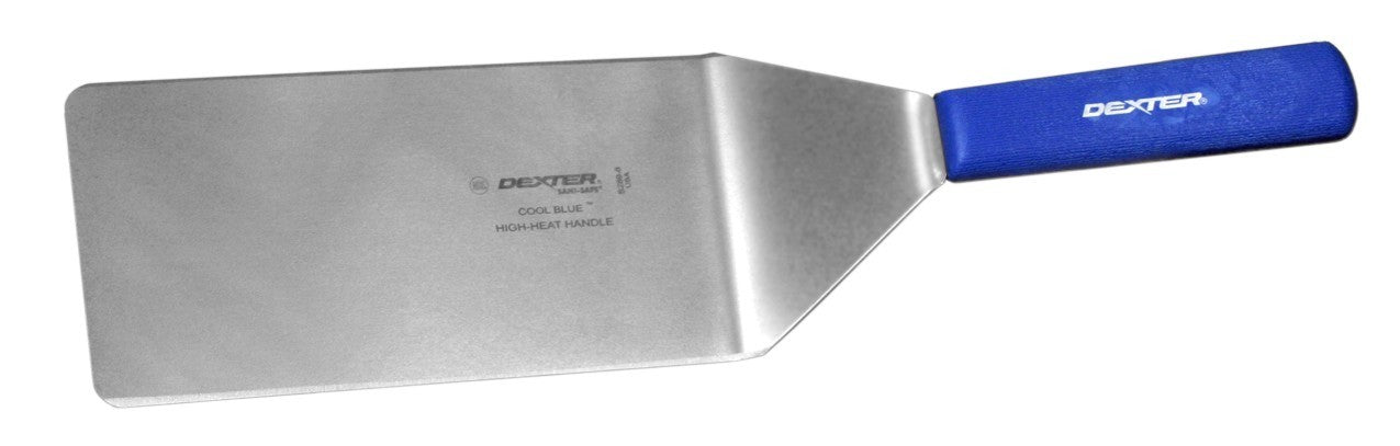 Dexter | Sani-Safe Cool Blue Steak Turner, 8" x 4"