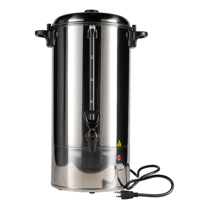 Boswell | Coffee Percolator / Urn, 100 Cup, Stainless Steel, 120V