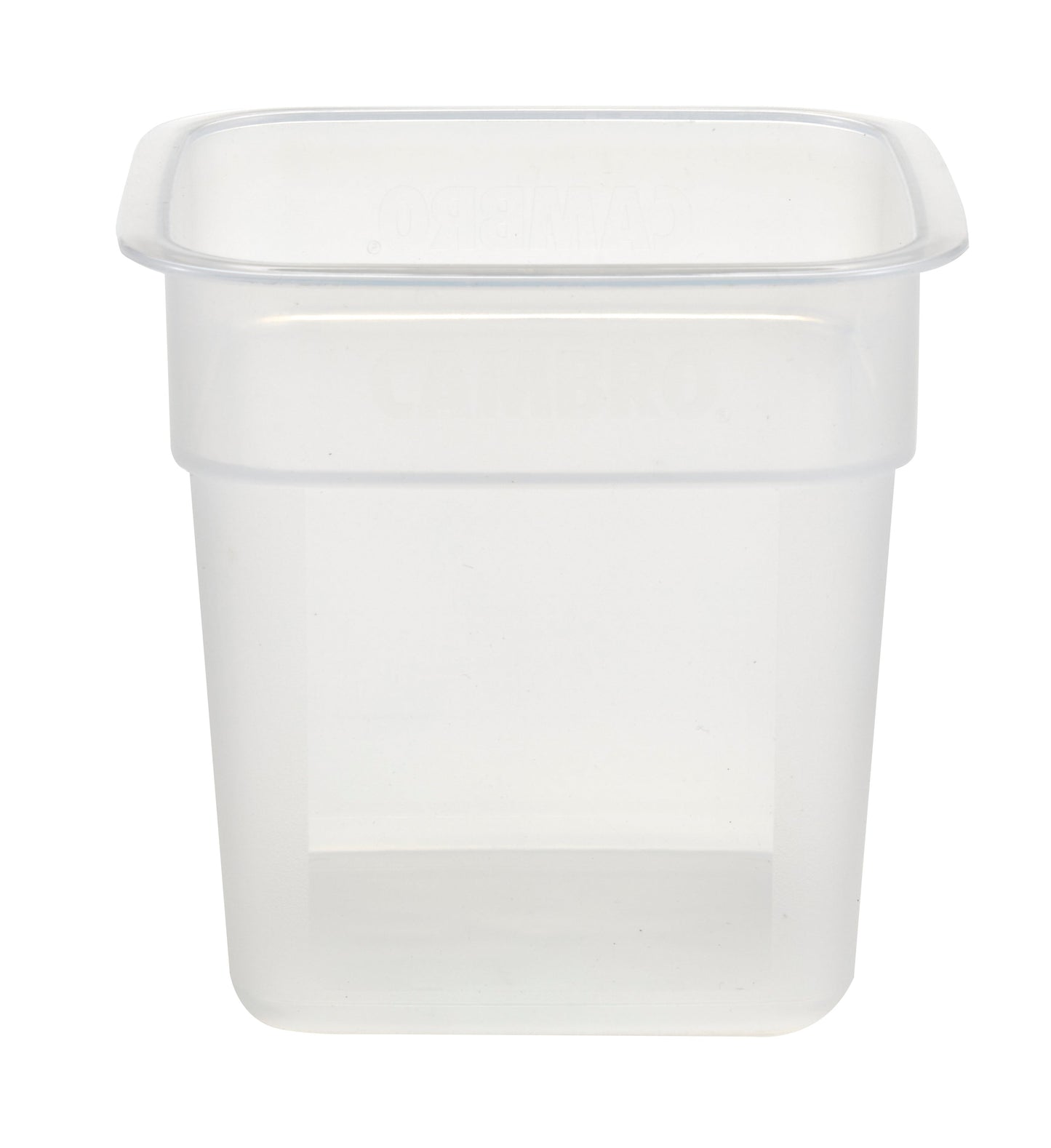 Cambro | Récipient de rangement CamSquare FreshPro, 1 pinte, translucide