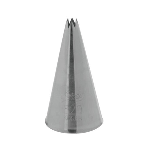 Ateco | Open Star Piping Tip, 820, Stainless Steel