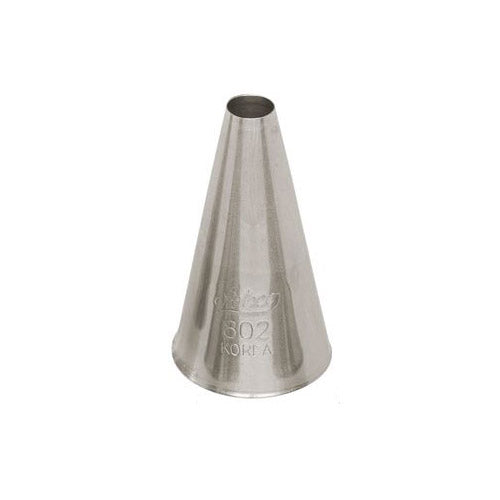 Ateco | Plain Piping Tip, 802, Stainless Steel