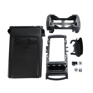 Rubbermaid | Slim Jim Rim Single Caddy Kit, Black, 23 gal - ChefEquipment.com