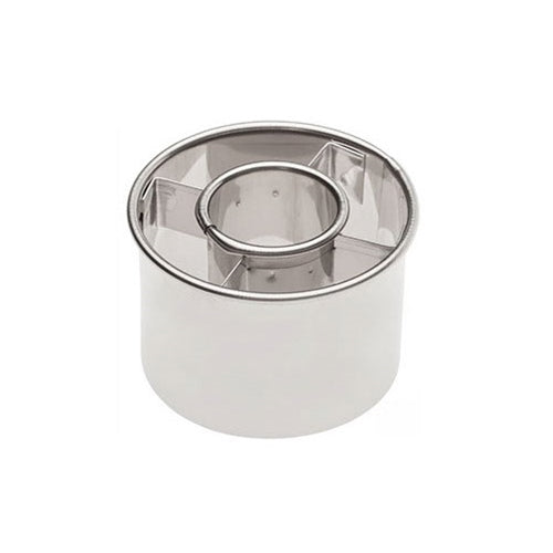 Ateco | Donut Cutter, 2.5" x 1.75", Stainless Steel