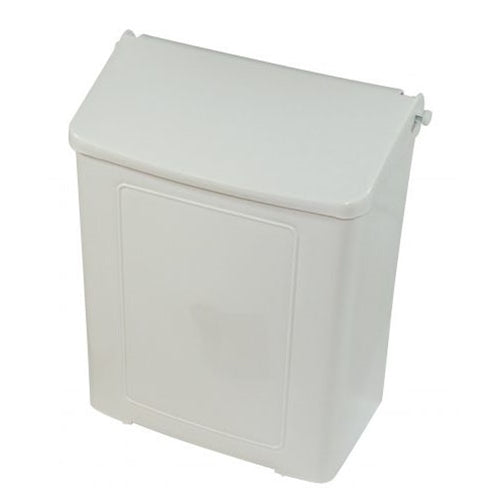 Globe | Sanitary Napkin Disposal Unit, Plastic, White - ChefEquipment.com