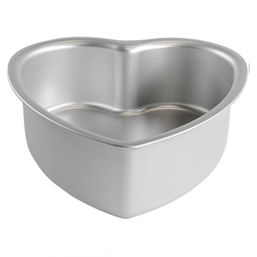 Fat Daddio's | Heart Cake Pan, 8" x 3", Anodized Aluminum