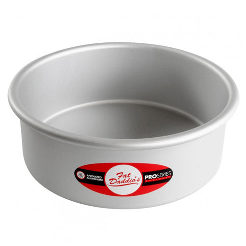 Fat Daddio's | Round Cake Pan, 8" x 3", Anodized Aluminum