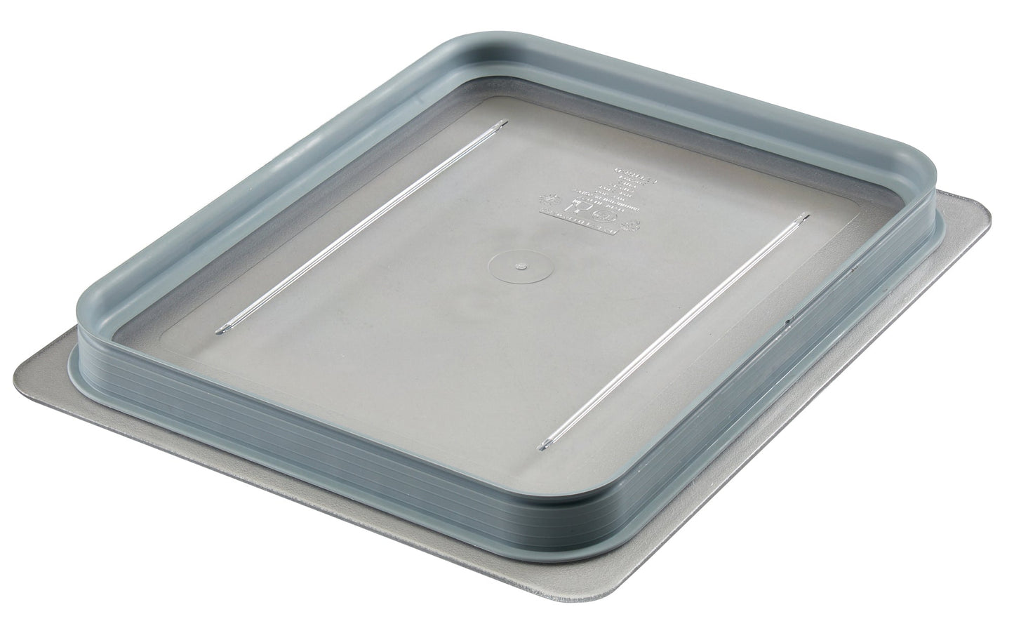 Cambro | Couvercle GripLid pour bac gastronome Camwear, demi-taille, transparent