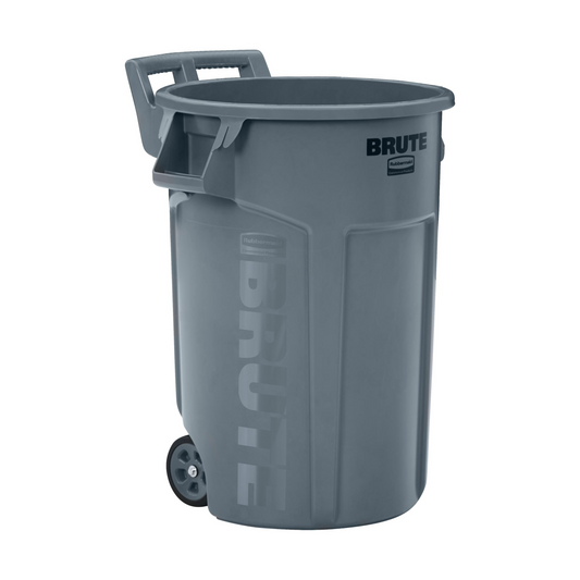 Rubbermaid | BRUTE Wheeled Container, 44 Gal, Grey