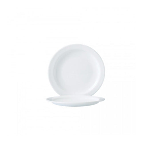 Arcoroc | Restaurant White Narrow Rim Bread & Butter Plate, 6" (24-pack)