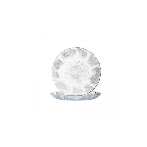 Arcoroc Fleur Dinner Plate, 9", Glass (36-pack), FINAL SALE - J0856