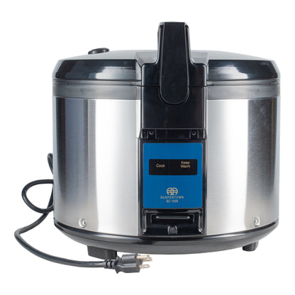 Sunpentown | Commercial Rice Cooker, 26 Cups, Stainless Steel, 120V