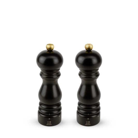 Peugeot | Paris u'Select Salt & Pepper Mill Set, 7", Wood, Chocolate