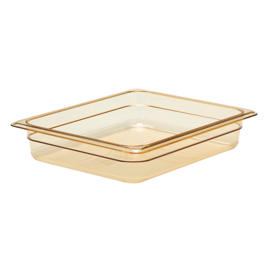 Cambro | High Heat Half Size Food Pan, 2.5" Deep, Amber