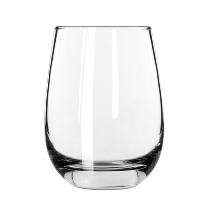 Libbey | Stemless White Wine Glass, 15.25 oz, (12-pack)