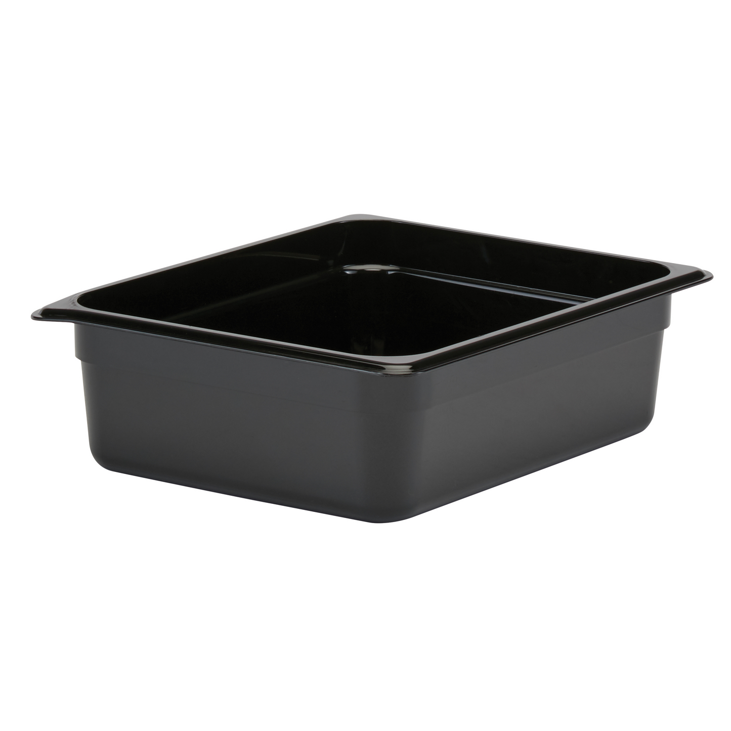 Cambro | Bac à nourriture Camwear demi-taille, 4 po de profondeur, noir