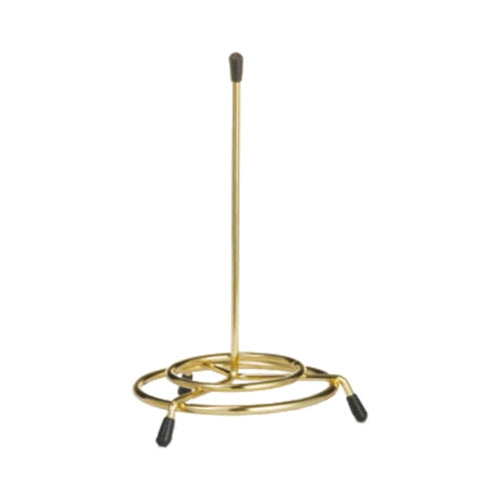 TableCraft | Check Spindle, 6", Brass Plated Steel