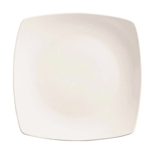 Libbey | World Tableware Porcelana Square Coupe Plate, 12", White (12-pack)