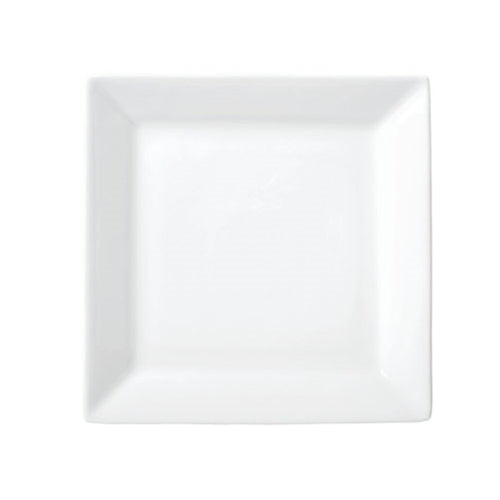 Libbey | World Tableware Rigel Square Plate, 9 7/8", White (12-pack)